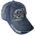 Washed Jeans Cap with Logo #05